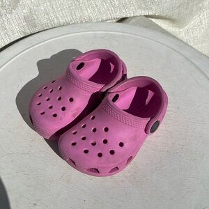 Crocs Unisex-Child Kids' Classic Clogs Taffy Pink Sz C5